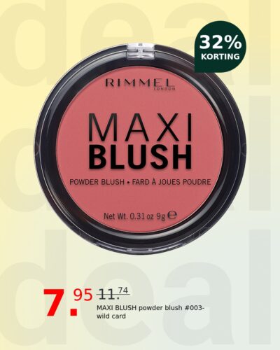 MAXI BLUSH powder blush #003-wild card