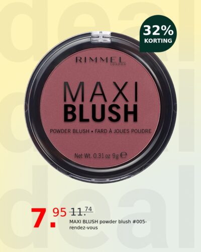 MAXI BLUSH powder blush #005-rendez-vous