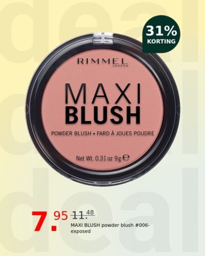 MAXI BLUSH powder blush #006-exposed