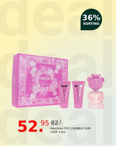 Moschino TOY 2 BUBBLE GUM CASE 3 pcs