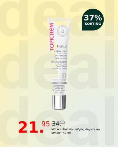 MELA anti-stain unifying day cream SPF50+ 40 ml