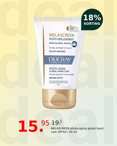 MELASCREEN photo-aging global hand care SPF50+ 50 ml