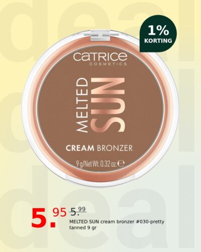 MELTED SUN cream bronzer #030-pretty tanned 9 gr
