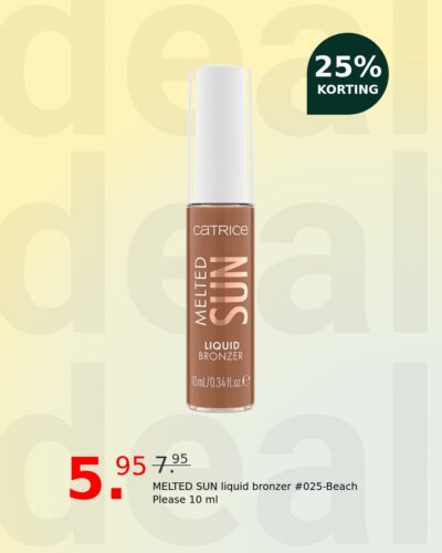 MELTED SUN liquid bronzer #025-Beach Please 10 ml