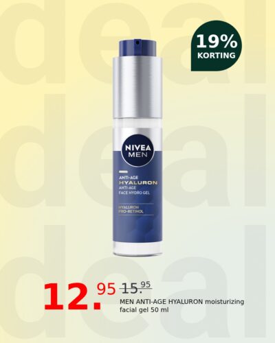 MEN ANTI-AGE HYALURON moisturizing facial gel 50 ml