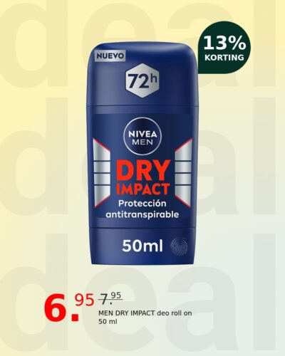 MEN DRY IMPACT deo roll on 50 ml