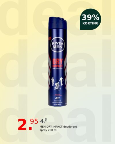 MEN DRY IMPACT deodorant spray 200 ml