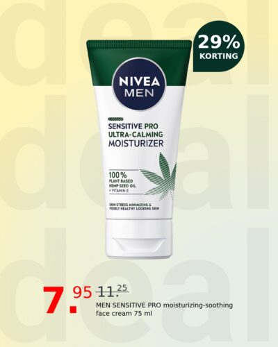 MEN SENSITIVE PRO moisturizing-soothing face cream 75 ml