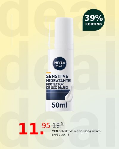 MEN SENSITIVE moisturizing cream SPF30 50 ml