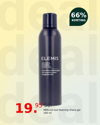 MEN ice cool foaming shave gel 200 ml