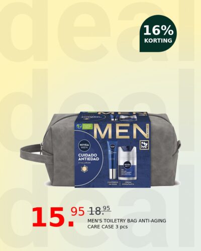 MEN'S TOILETRY BAG ANTI-AGING CARE CASE 3 pcs