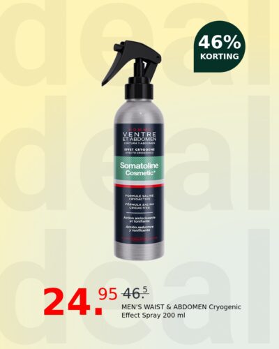 MEN'S WAIST & ABDOMEN Cryogenic Effect Spray 200 ml