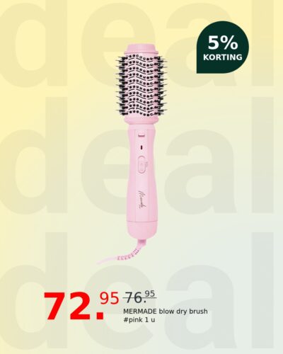 MERMADE blow dry brush #pink 1 u