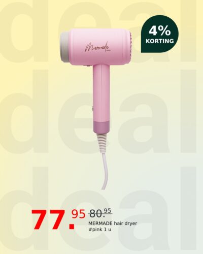 MERMADE hair dryer #pink 1 u
