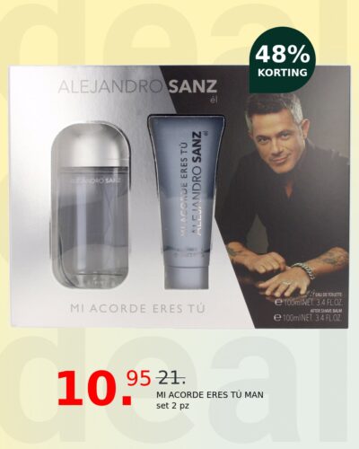 MI ACORDE ERES TÚ MAN set 2 pz