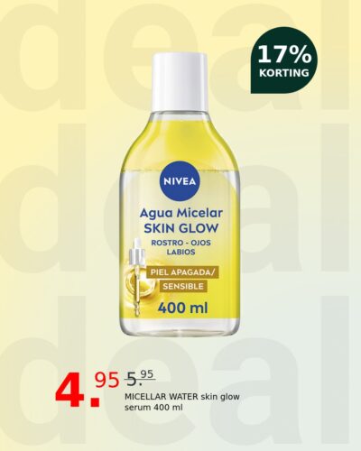 MICELLAR WATER skin glow serum 400 ml