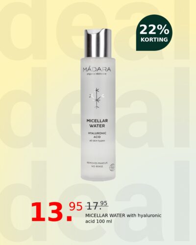 MICELLAR WATER with hyaluronic acid 100 ml