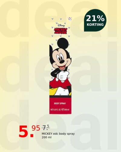 MICKEY edc body spray 200 ml