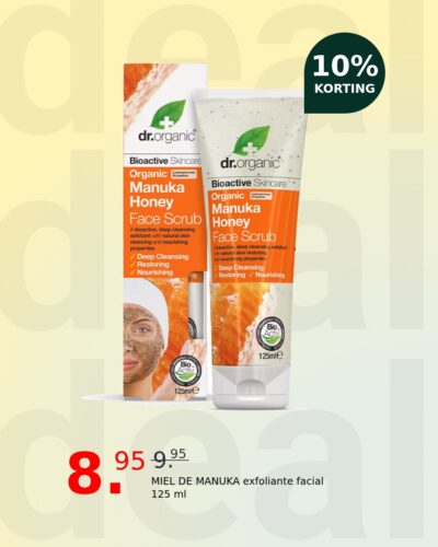 MIEL DE MANUKA exfoliante facial 125 ml