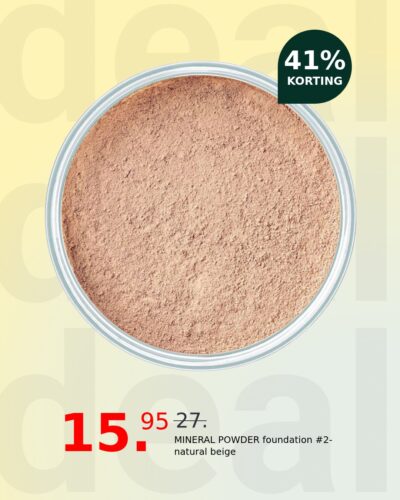 MINERAL POWDER foundation #2-natural beige