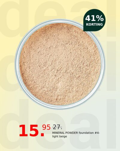 MINERAL POWDER foundation #4-light beige