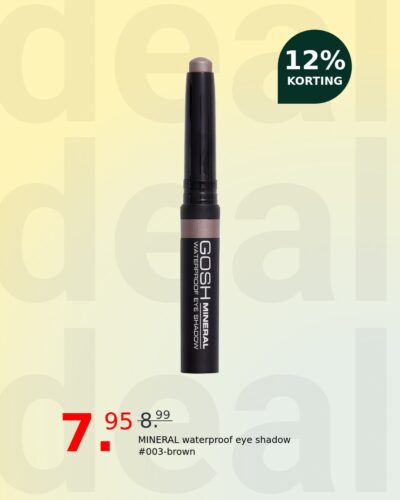 MINERAL waterproof eye shadow #003-brown