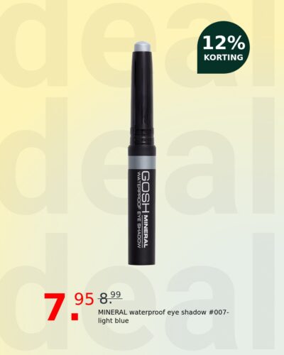 MINERAL waterproof eye shadow #007-light blue