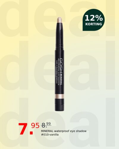 MINERAL waterproof eye shadow #010-vanilla