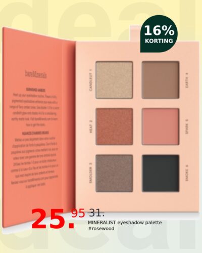 MINERALIST eyeshadow palette #rosewood