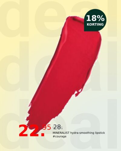 MINERALIST hydra-smoothing lipstick #courage