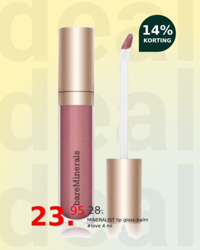 MINERALIST lip gloss-balm #love 4 ml