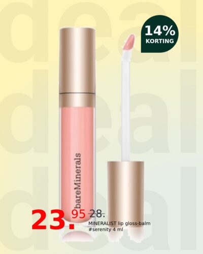 MINERALIST lip gloss-balm #serenity 4 ml