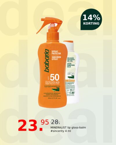 MINERALIST lip gloss-balm #sincerity 4 ml