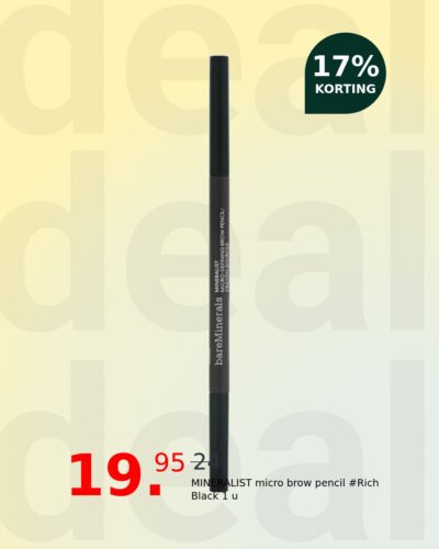 MINERALIST micro brow pencil #Rich Black 1 u