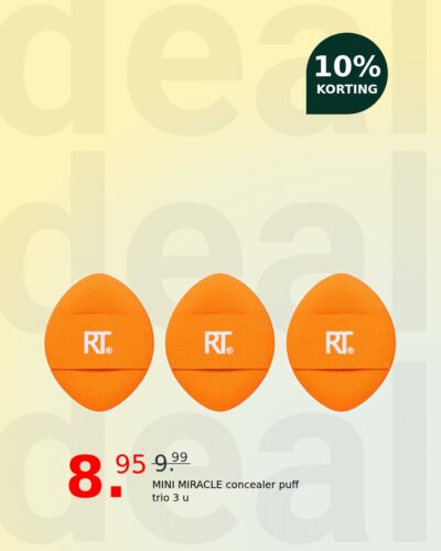 MINI MIRACLE concealer puff trio 3 u