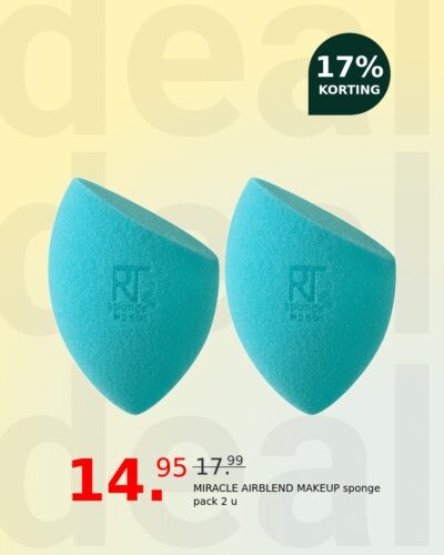 MIRACLE AIRBLEND MAKEUP sponge pack 2 u