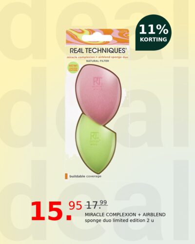 MIRACLE COMPLEXION + AIRBLEND sponge duo limited edition 2 u