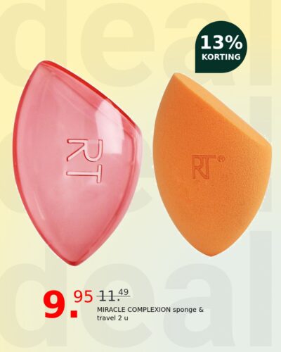 MIRACLE COMPLEXION sponge & travel 2 u