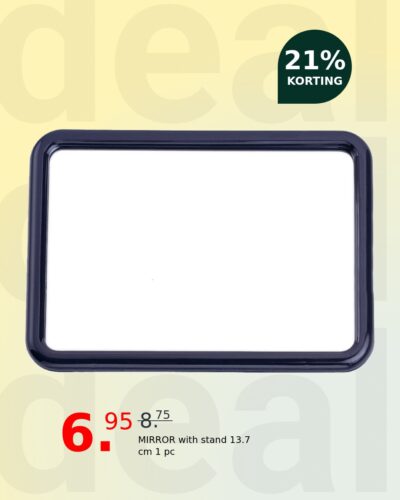 MIRROR with stand 13.7 cm 1 pc