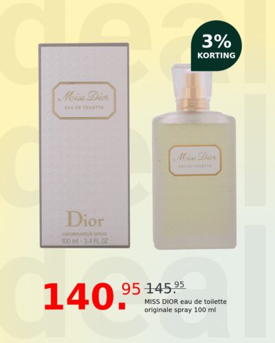 MISS DIOR eau de toilette originale spray 100 ml
