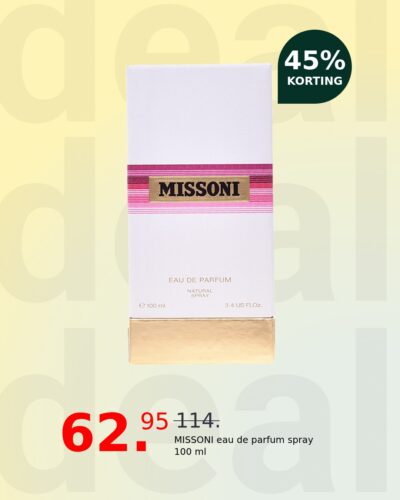 MISSONI eau de parfum spray 100 ml