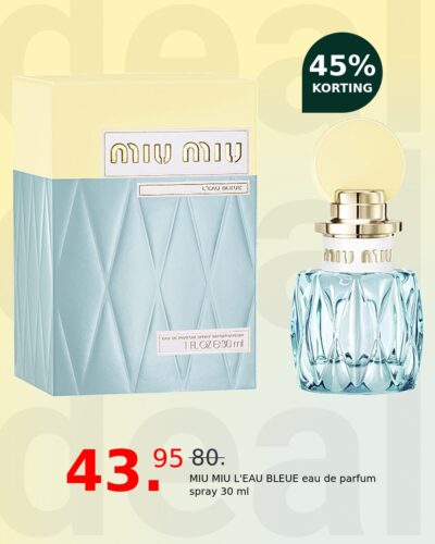 MIU MIU L'EAU BLEUE eau de parfum spray 30 ml