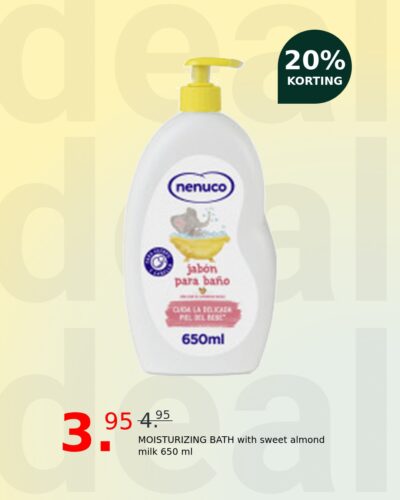 MOISTURIZING BATH with sweet almond milk 650 ml