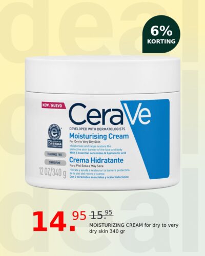 MOISTURIZING CREAM for dry to very dry skin 340 gr