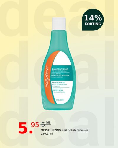 MOISTURIZING nail polish remover 236,5 ml