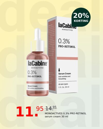 MONOACTIVES 0.3% PRO-RETINOL serum cream 30 ml