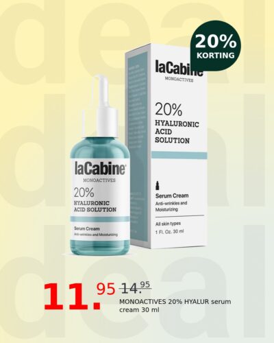 MONOACTIVES 20% HYALUR serum cream 30 ml