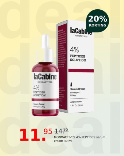 MONOACTIVES 4% PEPTIDES serum cream 30 ml