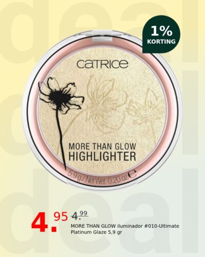 MORE THAN GLOW iluminador #010-Ultimate Platinum Glaze 5,9 gr