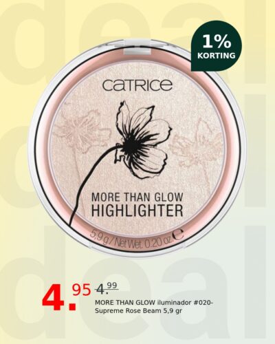 MORE THAN GLOW iluminador #020-Supreme Rose Beam 5,9 gr